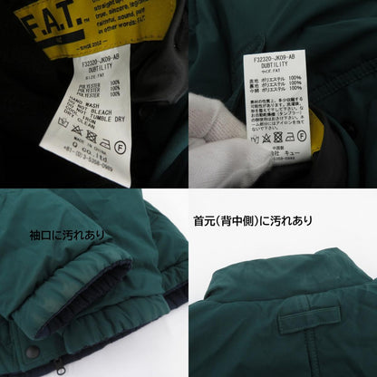 FAT | エフエーティー DUBTILITY リバーシブル 中綿ジャケット F32320-JK09-AB サイズ：FAT ネイビー【瀬戸大橋店】