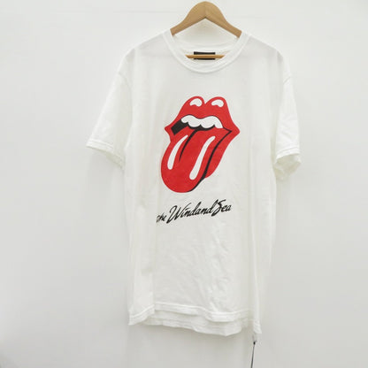 WIND AND SEA | ウィンダンシーウインダンシー ×The Rolling Stones 半袖Ｔシャツ WDS-C-TRS-24-Q4-01 ホワイト サイズ：L【瀬戸大橋店】