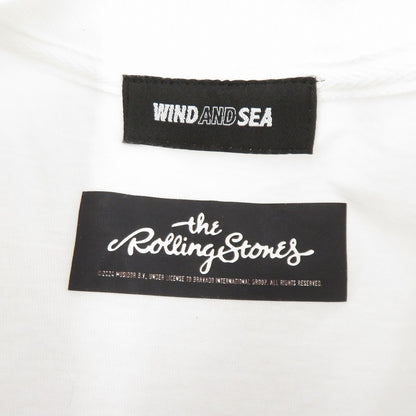 WIND AND SEA | ウィンダンシーウインダンシー ×The Rolling Stones 半袖Ｔシャツ WDS-C-TRS-24-Q4-01 ホワイト サイズ：L【瀬戸大橋店】