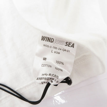 WIND AND SEA | ウィンダンシーウインダンシー ×The Rolling Stones 半袖Ｔシャツ WDS-C-TRS-24-Q4-01 ホワイト サイズ：L【瀬戸大橋店】