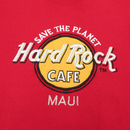 Lee | リー HARD ROCK CAFE MAUI スウェット レッド サイズ：L【瀬戸大橋店】