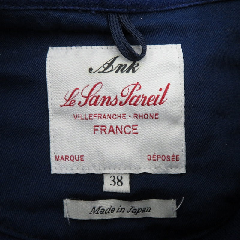 Le SansPareil/Twill Traditional Coverall ワークジャケット その他アウター ブルー サイズ：38【瀬戸大橋店】