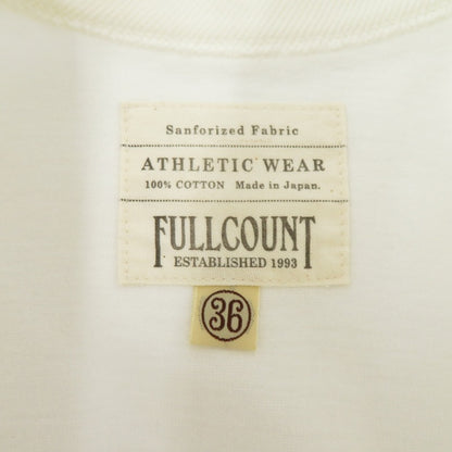 FULL COUNT | フルカウント FLAT SEAM HEAVY WEIGHT L/S TEE 長袖Ｔシャツ 5222L-19A ホワイト サイズ：36【瀬戸大橋店】