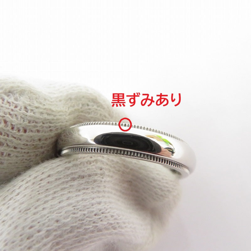Tiffany&co | ティファニー ミルグレイン バンド リング リング・指輪 サイズ:13.5号 シルバー【瀬戸大橋店】