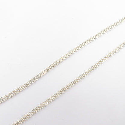 Tiffany&co | ティファニー ハードウェア ラージ ダブル リンク ペンダント ネックレス 63104337 シルバー【瀬戸大橋店】