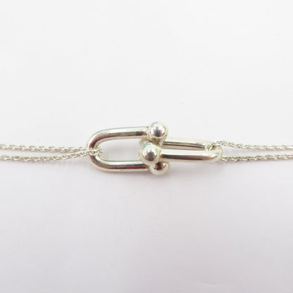 Tiffany&co | ティファニー ハードウェア ラージ ダブル リンク ペンダント ネックレス 63104337 シルバー【瀬戸大橋店】