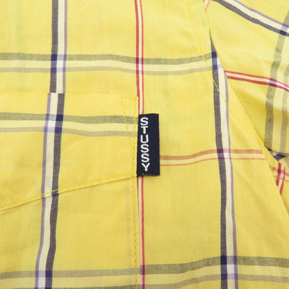 STUSSY | ステューシー 90S 半袖シャツ イエロー サイズ：L【瀬戸大橋店】