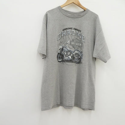 HARLEY-DAVIDSON | ハーレーダビットソン CHROME SWEET 半袖Ｔシャツ グレー サイズ：XL【瀬戸大橋店】