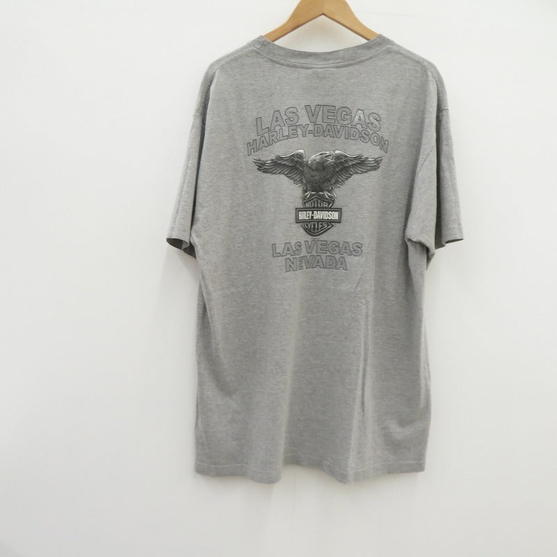 HARLEY-DAVIDSON | ハーレーダビットソン CHROME SWEET 半袖Ｔシャツ グレー サイズ：XL【瀬戸大橋店】