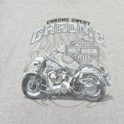 HARLEY-DAVIDSON | ハーレーダビットソン CHROME SWEET 半袖Ｔシャツ グレー サイズ：XL【瀬戸大橋店】