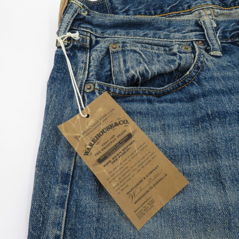 WARE HOUSE | ウェアハウス　ウエアハウス Lot.1101/2ND-HAND USED WASH デニムパンツ ブルー サイズ：31【瀬戸大橋店】