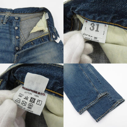 WARE HOUSE | ウェアハウス　ウエアハウス Lot.1101/2ND-HAND USED WASH デニムパンツ ブルー サイズ：31【瀬戸大橋店】