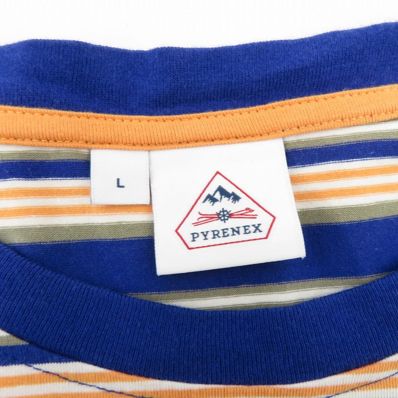 Pyrenex | ピレネックス HORIZON/TEE 半袖Ｔシャツ 40501 ブルー サイズ：L【瀬戸大橋店】