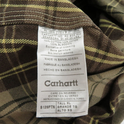 Carhartt | カーハート 長袖シャツ S129PTN ブラウン サイズ：XL【瀬戸大橋店】