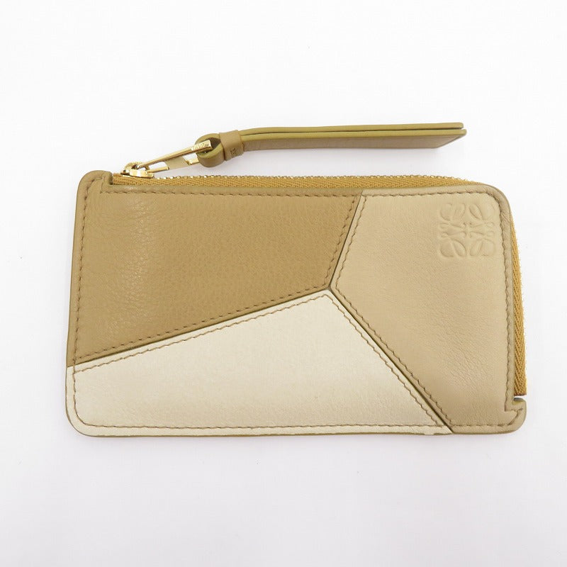 LOEWE | ロエベ パズル コインカードホルダー カードケース C510Z40X12 ベージュ【瀬戸大橋店】