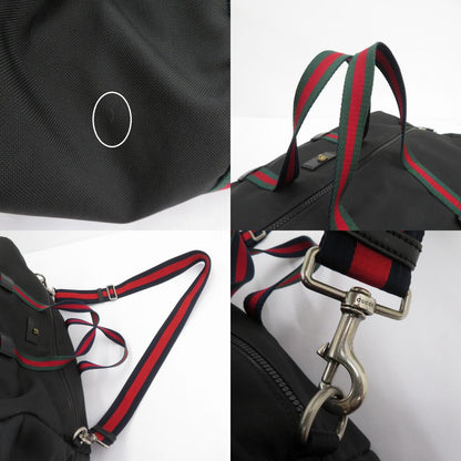 GUCCI | グッチ テクノキャンバス ダッフルバッグ ボストンバッグ 450983・585795 ブラック【瀬戸大橋店】