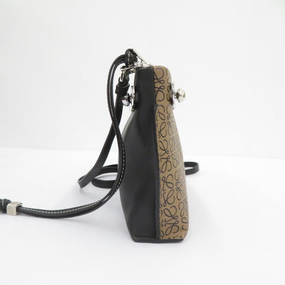 LOEWE | ロエベ ミッシー スモール アナグラム ショルダーバッグ ベージュ×ブラック【瀬戸大橋店】