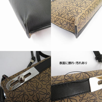 LOEWE | ロエベ ミッシー スモール アナグラム ショルダーバッグ ベージュ×ブラック【瀬戸大橋店】