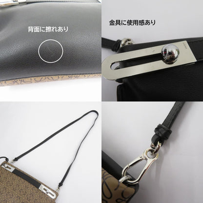 LOEWE | ロエベ ミッシー スモール アナグラム ショルダーバッグ ベージュ×ブラック【瀬戸大橋店】