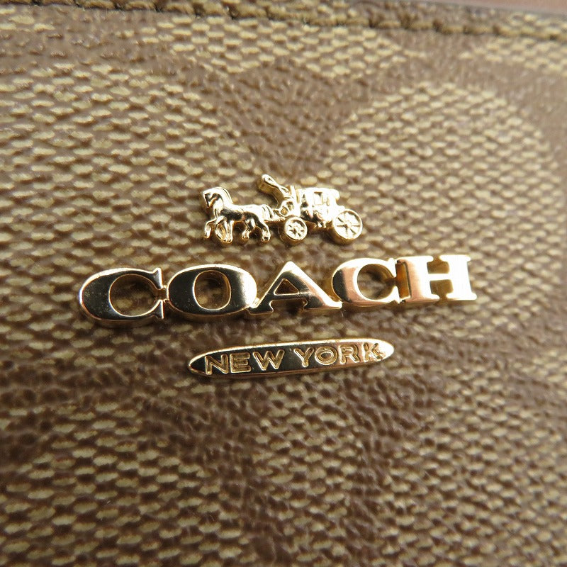 COACH | コーチ シグネチャー イーストウエスト ポップアップ クロスボディ ショルダーバッグ E1877-F58316 ベージュ【瀬戸大橋店】