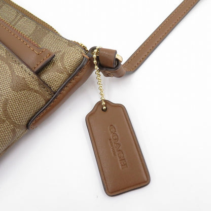 COACH | コーチ シグネチャー イーストウエスト ポップアップ クロスボディ ショルダーバッグ E1877-F58316 ベージュ【瀬戸大橋店】