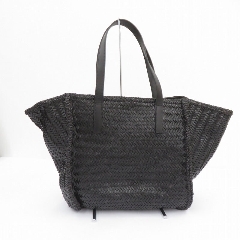 MAISON N.H PARIS かごバッグ トートバッグ ブラック【瀬戸大橋店】