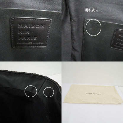 MAISON N.H PARIS かごバッグ トートバッグ ブラック【瀬戸大橋店】