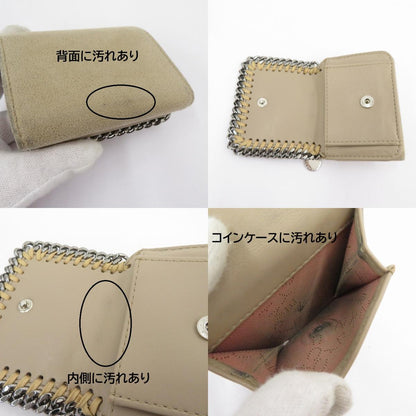 Stella McCartney | ステラマッカートニー FALABELLA コンパクトウォレット 三つ折り財布 521371 ベージュ【瀬戸大橋店】