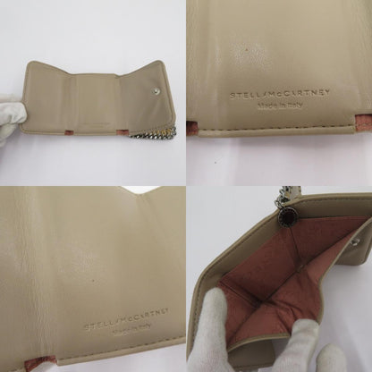Stella McCartney | ステラマッカートニー FALABELLA コンパクトウォレット 三つ折り財布 521371 ベージュ【瀬戸大橋店】
