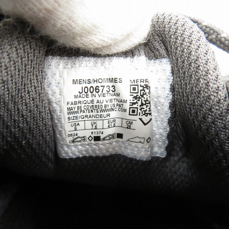 MERRELL | メレル MOAB Speed 2 Vent 2K SE Charcoal スニーカー J006733 サイズ:26.0cm グレー 26cm【瀬戸大橋店】