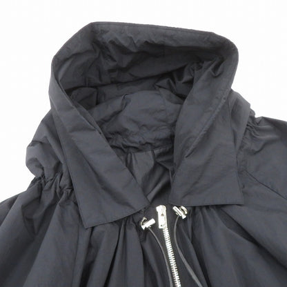 CINOH TYPEWRITER NYLON HOODIE BLOUSON ジャケット ブルゾン ブラック サイズ：36【瀬戸大橋店】