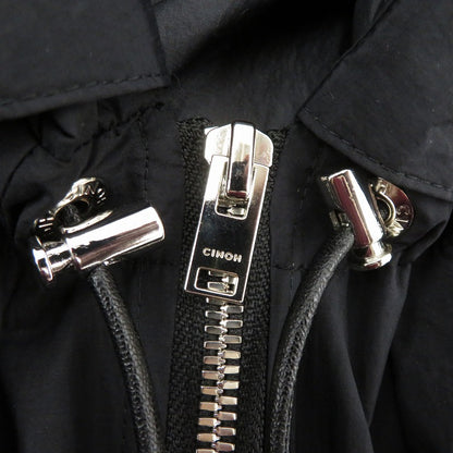 CINOH TYPEWRITER NYLON HOODIE BLOUSON ジャケット ブルゾン ブラック サイズ：36【瀬戸大橋店】