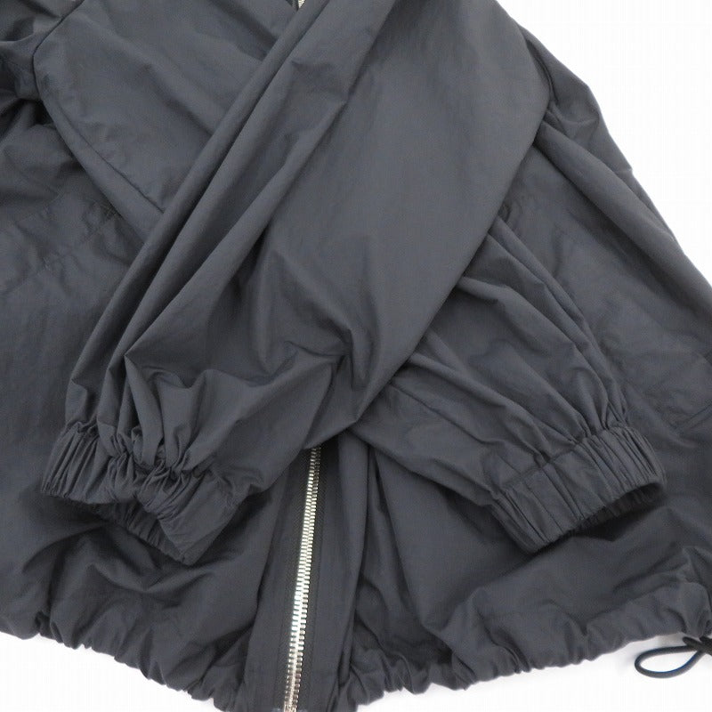 CINOH TYPEWRITER NYLON HOODIE BLOUSON ジャケット ブルゾン ブラック サイズ：36【瀬戸大橋店】
