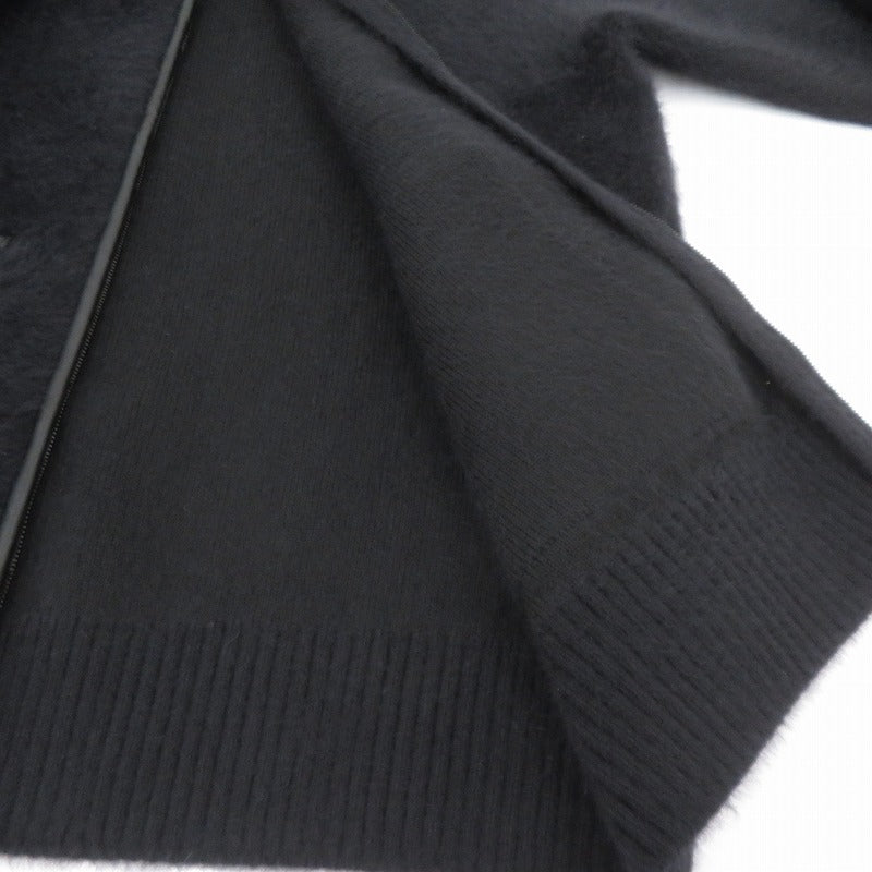 UNITED ARROWS | ユナイテッドアローズ フォックスカシミヤ トリムコンビ カーディガン カーディガン 1528-1-042006 ブラック サイズ：FreeSize【瀬戸大橋店】