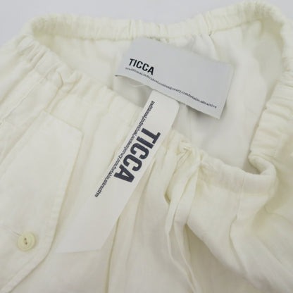 TICCA リネンミリタリーパンツ パンツ TBCS-308 ホワイト サイズ：FreeSize【瀬戸大橋店】