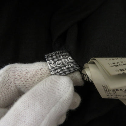 nest Robe | ネストローブ ヘンプバルーンスリーブ ワンピース 01212-1193 ブラック サイズ：FreeSize【瀬戸大橋店】