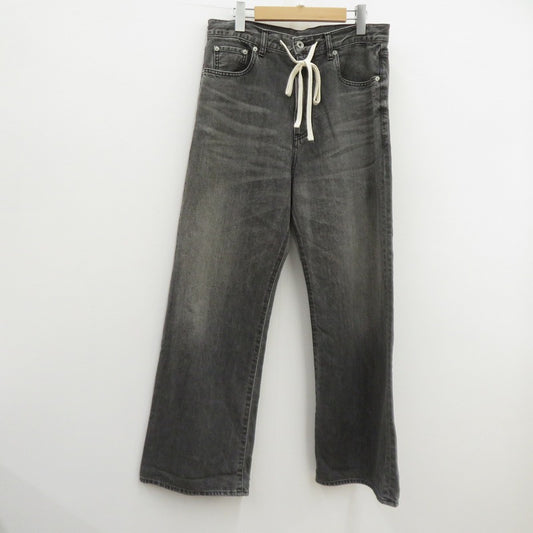 WHIM GAZETTE | ウィムガゼット ドロストデニムパンツ デニムパンツ WGZ1041302A0002 グレー サイズ：38【瀬戸大橋店】