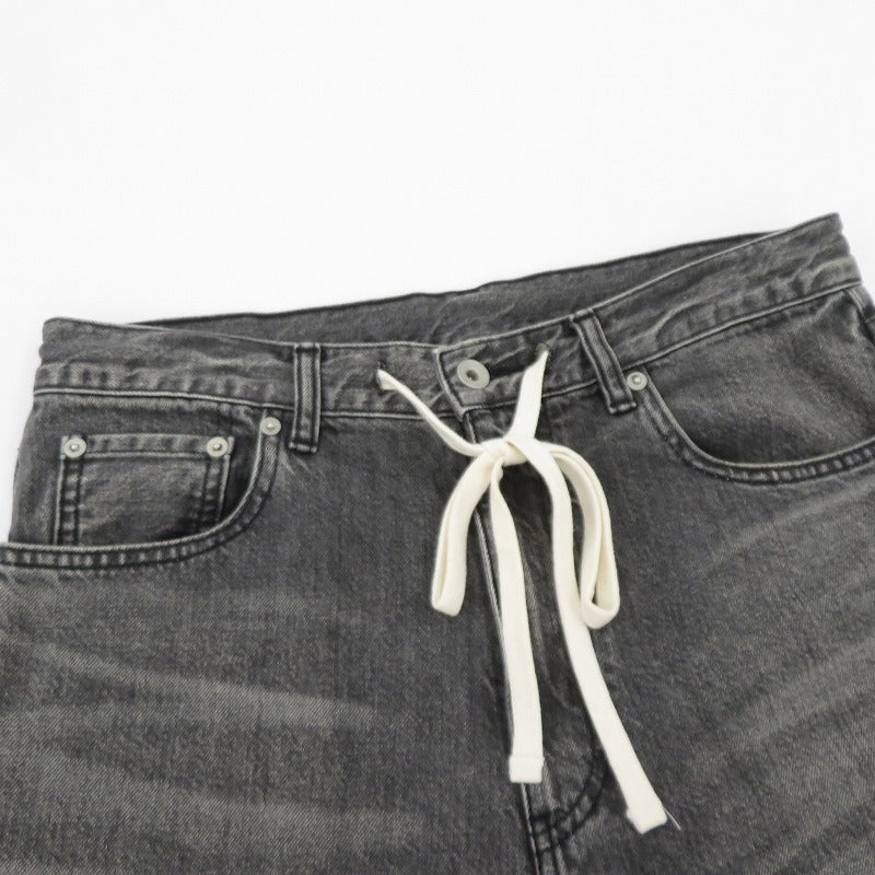 WHIM GAZETTE | ウィムガゼット ドロストデニムパンツ デニムパンツ WGZ1041302A0002 グレー サイズ：38【瀬戸大橋店】