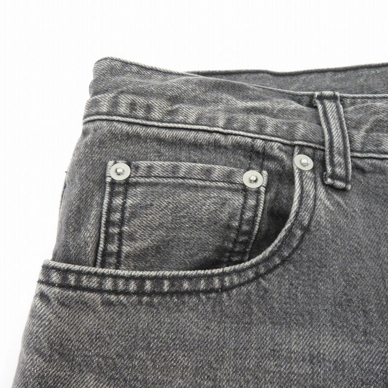 WHIM GAZETTE | ウィムガゼット ドロストデニムパンツ デニムパンツ WGZ1041302A0002 グレー サイズ：38【瀬戸大橋店】