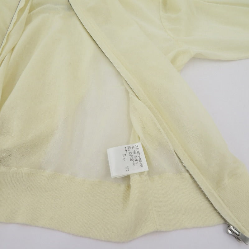 theory | セオリー Sheer Crepe Zip Up Hoodie パーカー アイボリー サイズ：S【瀬戸大橋店】