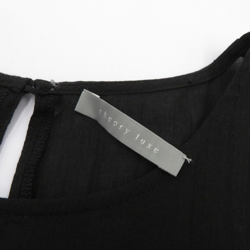 theory | セオリー Blake Lyse Dress ワンピース 03-5205507-050-038 ブラック サイズ：38【瀬戸大橋店】