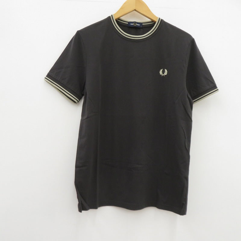 FRED PERRY | フレッドペリー ツインティップ ショートスリーブTシャツ 半袖Ｔシャツ M1588/V56/00715/431 チャコールグレー サイズ：S【瀬戸大橋店】