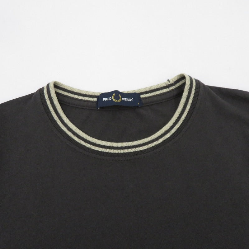 FRED PERRY | フレッドペリー ツインティップ ショートスリーブTシャツ 半袖Ｔシャツ M1588/V56/00715/431 チャコールグレー サイズ：S【瀬戸大橋店】