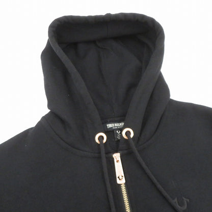 TRUE RELIGION | トゥルーレリジョン RAISED HS ZIP UP HOODIE パーカー ブラック サイズ：L【瀬戸大橋店】