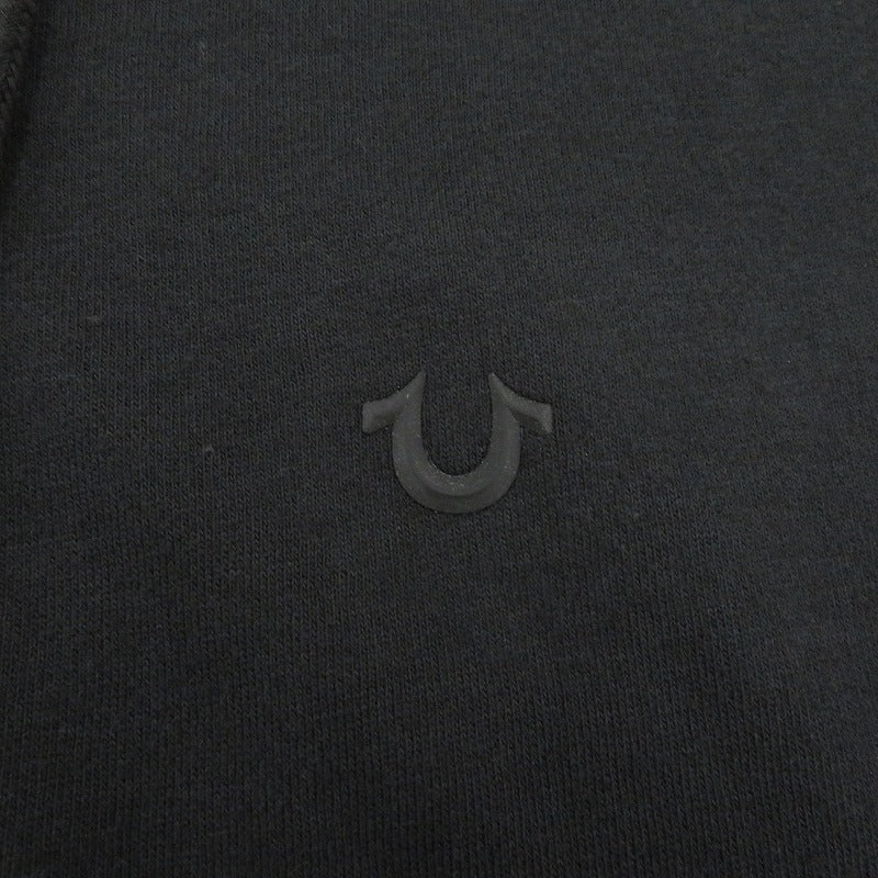TRUE RELIGION | トゥルーレリジョン RAISED HS ZIP UP HOODIE パーカー ブラック サイズ：L【瀬戸大橋店】