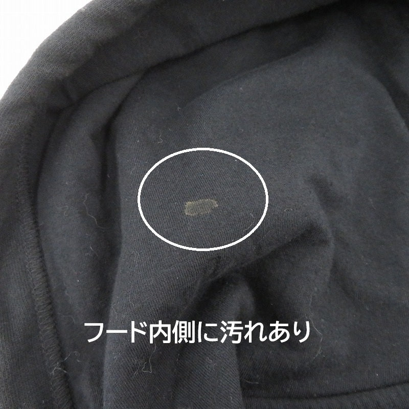 TRUE RELIGION | トゥルーレリジョン RAISED HS ZIP UP HOODIE パーカー ブラック サイズ：L【瀬戸大橋店】