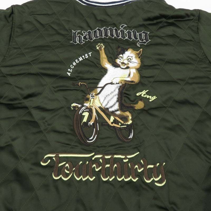 430 - FOURTHIRTY - | フォーサーティー HAOMING430 SOUVENIR JACKET リバーシブル スーベニアジャケット 25-078 カーキ サイズ：2【瀬戸大橋店】