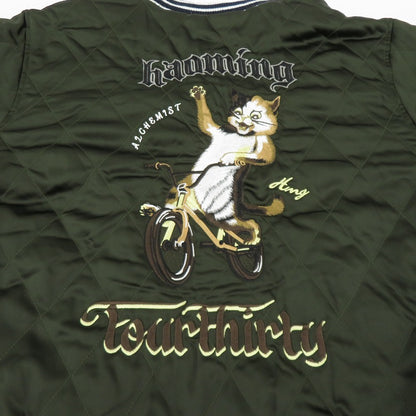 430 - FOURTHIRTY - | フォーサーティー HAOMING430 SOUVENIR JACKET リバーシブル スーベニアジャケット 25-078 カーキ サイズ：2【瀬戸大橋店】