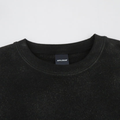 APPLE BUM | アップルバム Airbrush Crew Sweat スウェット ブラック サイズ：S【瀬戸大橋店】