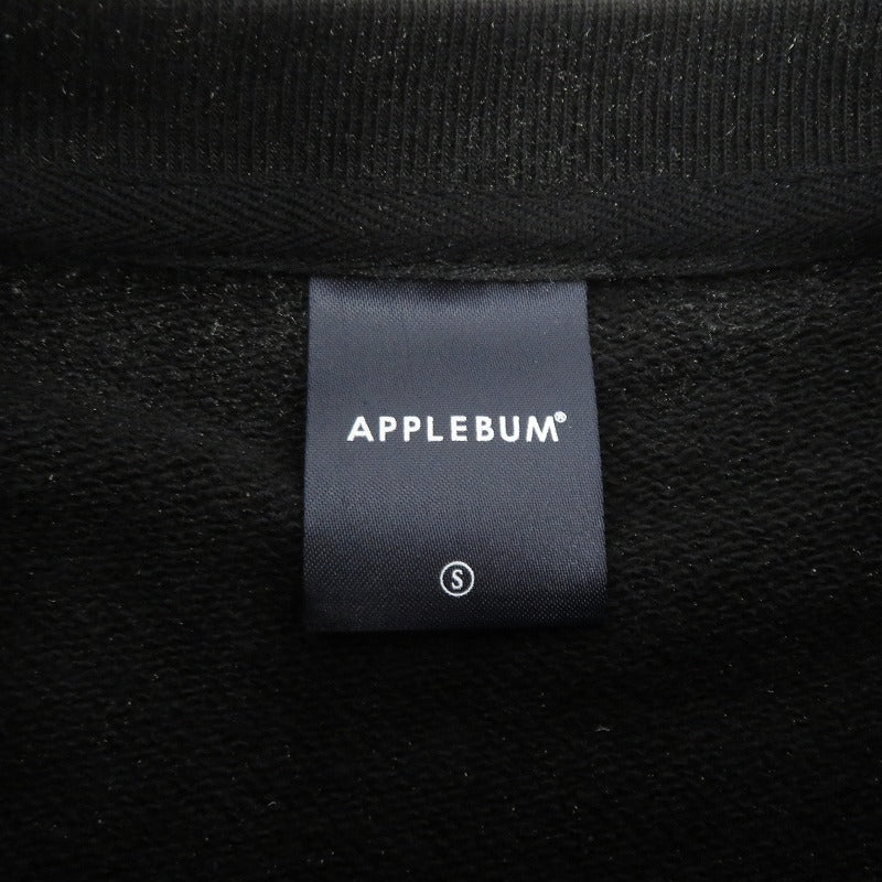 APPLE BUM | アップルバム Airbrush Crew Sweat スウェット ブラック サイズ：S【瀬戸大橋店】